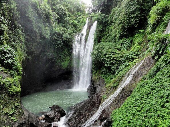 All Inclusive : Jumping Sliding at Aling- Aling Waterfall - Handara Gate - Lunch - Pickup, timing, and how the day flows from Ubud