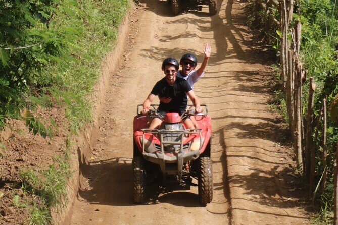 ATV Quad Bike Bali with Gorilla Cave & Lunch at Cretya Sunset - Gorilla Cave tunnel stop and the waterfall photo moment