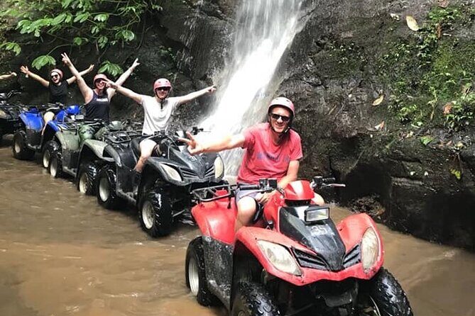 Bali ATV Quad Bike Through Tunnel, Waterfall, White Water Rafting - Buffet lunch and a shower reset before you go quad biking