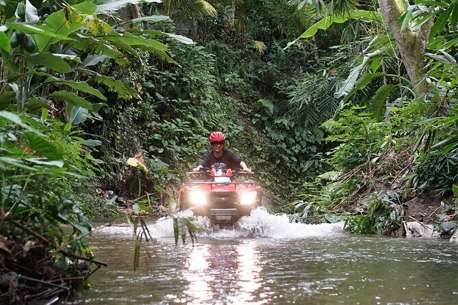 Bali ATV Ride and White Water Rafting - White-water rafting on the Ayung River: guide energy and the stair workout