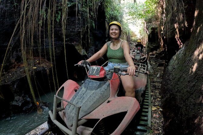 Bali ATV Ride Ubud Waterfall, Ricefield,River,Barong Cave, Lunch - The ATV Trek Itself: Villages, Forest, Mud, Rivers, and Rice Fields