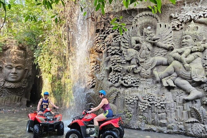 Bali ATV Ride Ubud Waterfall,RiceField,River,Kingkong-Temple cave - Quick hits