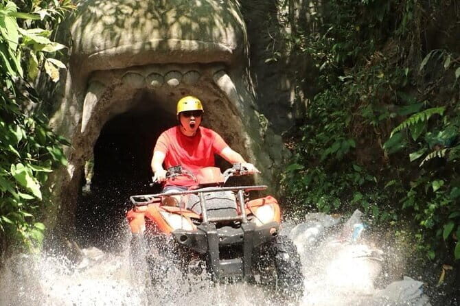 Bali ATV Ride Ubud Waterfall,RiceField,River,Kingkong-Temple cave - The Singapadu ATV route: rice fields, rivers, and mud you can actually plan for