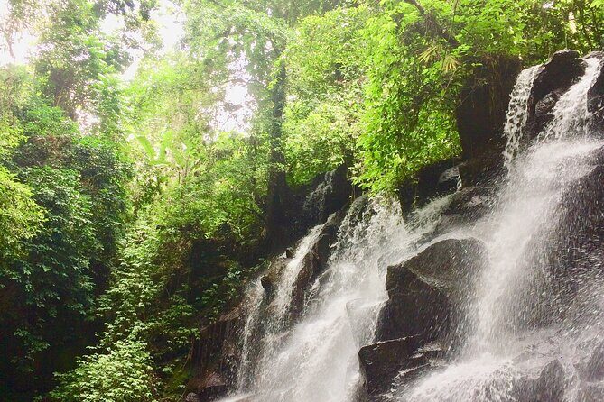 Bali best waterfall - Kanto Lampo Waterfall: cascade-and-rock scenery for photos
