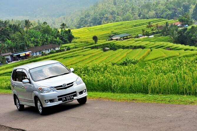 Bali Car Hire with Driver - Comfort and Communication: A/C, English, and Door Pickup