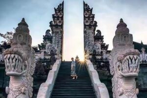 Bali Instagram Tour - All Inclusive - Tirta Gangga Water Garden: koi feeding and stepping-stone shots