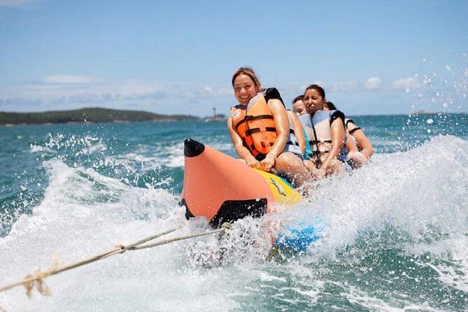 Bali Parasailing Adventure,Banana Boat,Jet Ski and Donut Boat with Transfers - Getting Ready Without Being Stuck in Wet Gear