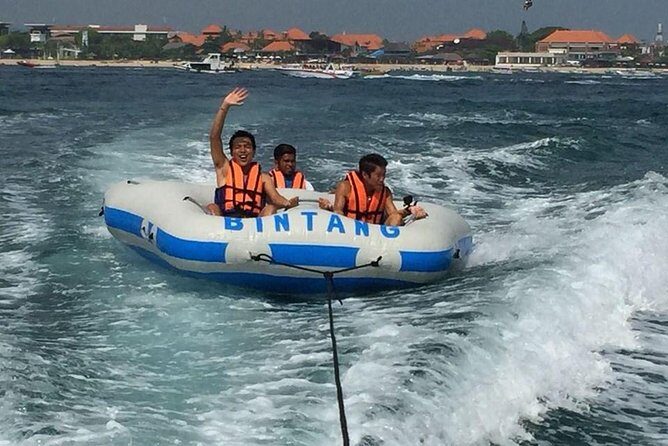 Bali Parasailing Adventure,Banana Boat,Jet Ski and Donut Boat with Transfers - Donut Boat and Banana Boat: Splashy, Turbulent, and Great for Groups