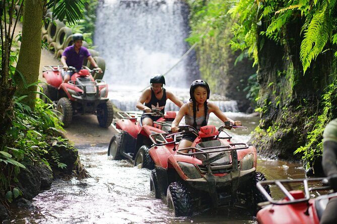 Bali Quad Bike Through Gorilla Cave - Monkey Forest and Waterfall - Sacred Monkey Forest Sanctuary: temples, forest paths, and macaques