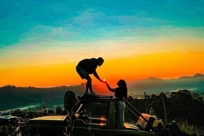 Batur Volcano Sunrise Jeep - The 4WD Drive: Farms, Darkness, and Photo Help