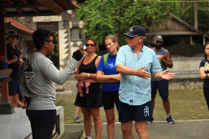 Downhill Cycling Ubud with Volcano, Rice Terrace and Educational - Food included: Balinese breakfast and nasi campur lunch