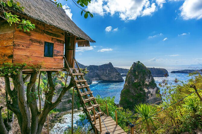 East Nusa Penida With Tembeling Beach Natural Pool - Private tour - Diamond Beach: turquoise views under towering cliffs
