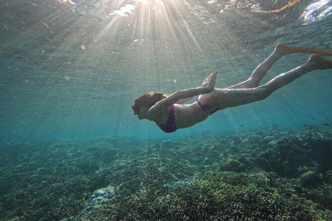 Gili Air: Snorkeling 3 Gili Islands with GoPro Camera - The Gili Meno break: about an hour of land time