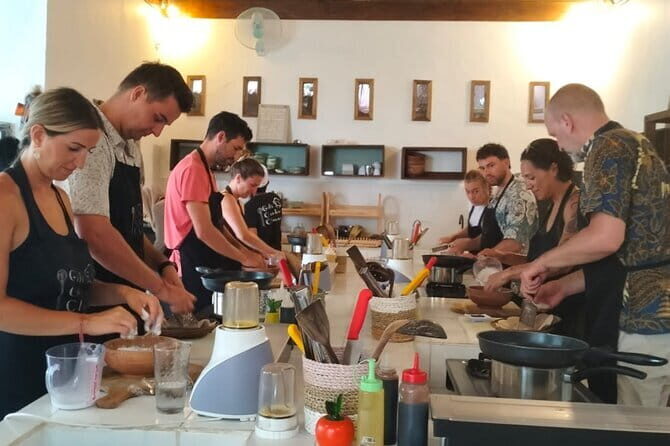 Indonesian Food Cooking Class of Gili Air - Cooking at the Gili Air harbor: how the class actually starts