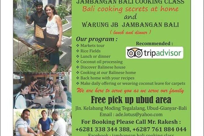 Jambangan Bali Cooking Class - Tegallalang market shopping: spices, herbs, and real ingredient choices