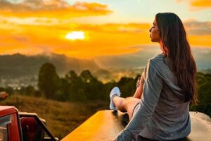 Mount Batur Jeep Sunrise with 4WD Adventures Tour - Stop 1: Mount Batur at sunrise, plus black lava fields