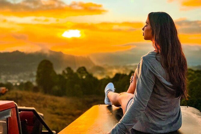 Mount Batur Jeep Sunrise with 4WD Adventures Tour - Stop 1: Mount Batur at sunrise, plus black lava fields