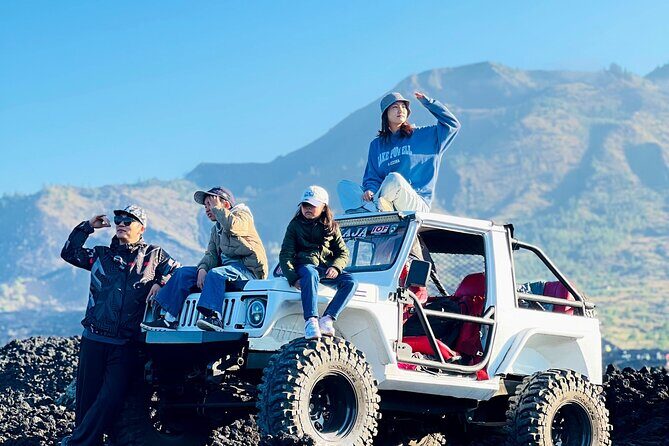 Mount Batur Sunrise Jeep Tour with Optional Activities - Black Lava after sunrise: the off-road portion that feels like another world