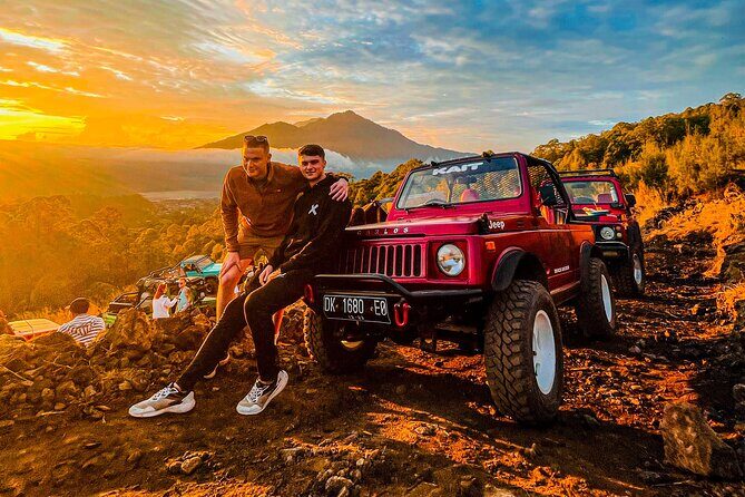 Mount Batur Sunrise Jeep With Black Lava - After sunrise: exploring the black lava fields in 4WD