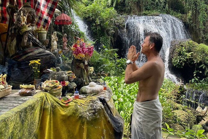 natural holy waterfalls healing tour. - Uma Pakel Agro Tourism: Herbal Tea, Jungle Views, and Optional Photo Fun