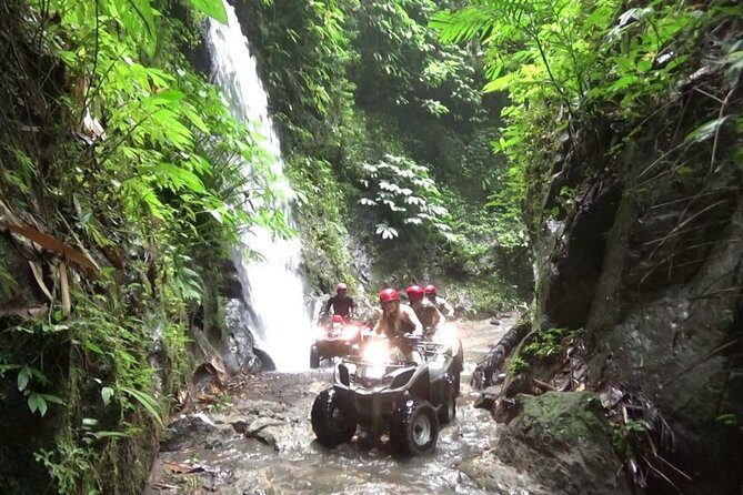 OFFICIAL ATV KUBER - Tunnel, Waterfall, Rice Field, River, Jungle - Waterfall and river time: where the “wet fun” factor comes in