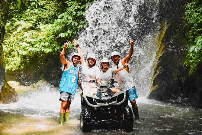 OFFICIAL ATV KUBER - Tunnel, Waterfall, Rice Field, River, Jungle - Getting set up fast: ATVs, safety gear, and your guide’s role