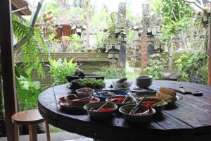 PRIVATE Balinese Cooking Class in Ubud with Dewa with Transfers - The garden tour: where the flavors start