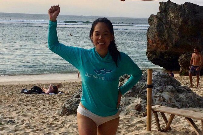 Private Surf Lessons in Padang Padang - Uluwatu - Bali - What’s included: board, rash guard, coaching, and the “real basics”