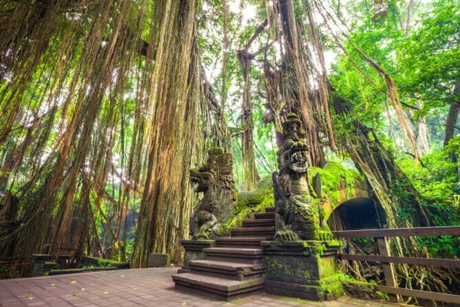 Private Ubud Tour: Monkey Forest, Waterfall & Rice Terrace - Tegenungan Waterfall: stairs, timing, and the refresh factor