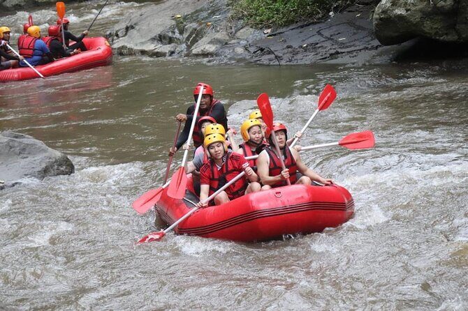 Quad Bike Bali With Tunnel, Waterfall and Rafting Adventure - The Ayung River Rafting: Fast, Fun, and Kept Organized by Guides