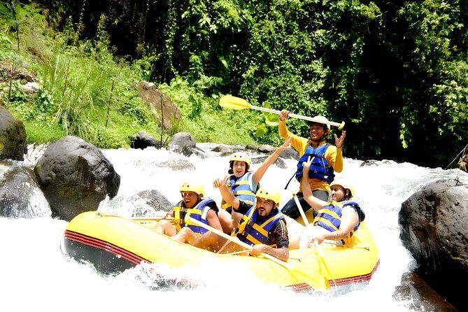 Telaga Waja White Water Rafting - With No Step or Stair : Bali Best Adventures - What the Water Feels Like: Calm Bits, Bouncy Bits, and Waterfall Moments
