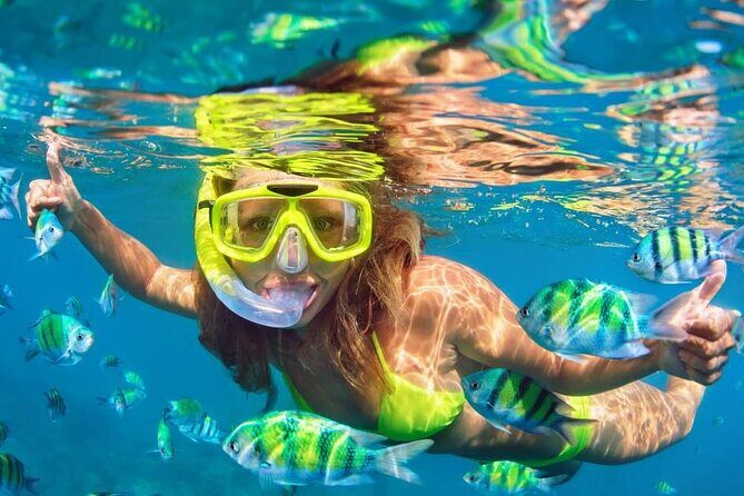 Ubud ATV Quad Bike and Snorkeling at Blue Lagoon Beach - Padangbai: the changeover from dirt quad to snorkeling kit