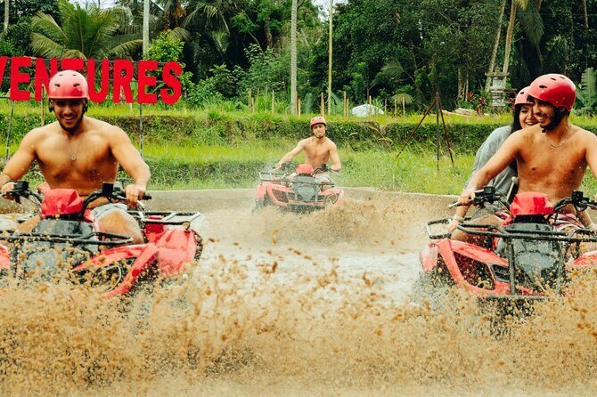 Ubud ATV Ride through River Jungle Rice Fields Puddles - Gorilla Cave: the stop that turns a ride into a story