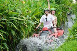 Ubud : ATV Temple Run Adventure - Starting at Surya Bintang Adventures: where you get suited up and briefed