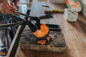 Ubud Bali Silver Jewelry Class - The hands-on process: design to burn, cut, clean, finish