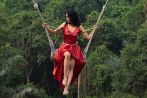 Ubud Tour with Swing, Temple, Monkey Forest, and Waterfall - Tegalalang Rice Terrace: 30 minutes of photo spots and rice-field views