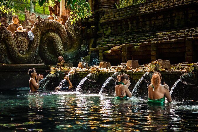 Ubud Tour with Swing, Temple, Monkey Forest, and Waterfall - Tegenungan Waterfall: a short swim break with big payoff