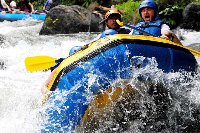 Ubud White Water Rafting with Waterfall and Lunch - Lunch after rafting: buffet food, showers, and not rushing