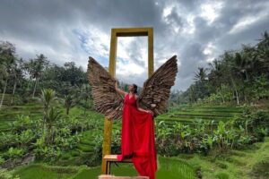 Ubud: Zipline, Bali Swing, and Sky Bike in a Private Rice Terrace - The zipline ride: a fast bird’s-eye view above the paddies