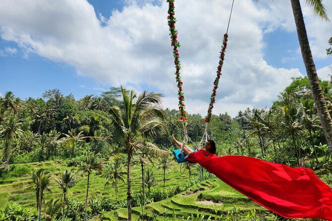 Ubud: Zipline, Bali Swing, and Sky Bike in a Private Rice Terrace - Sky bike over the rice: pedaling for your own slow-motion moment