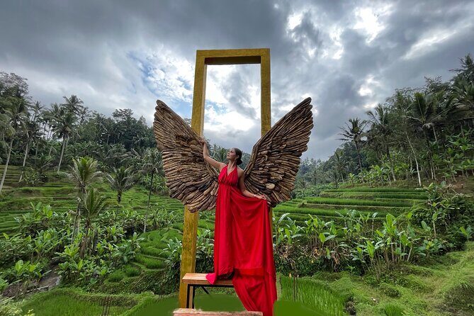 Ubud: Zipline, Bali Swing, and Sky Bike in a Private Rice Terrace - The zipline ride: a fast bird’s-eye view above the paddies