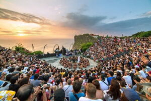 Uluwatu Kecak Tickets A Spectacular Show - The Kecak Dance: male choristers, chak rhythm, and Ramayana drama
