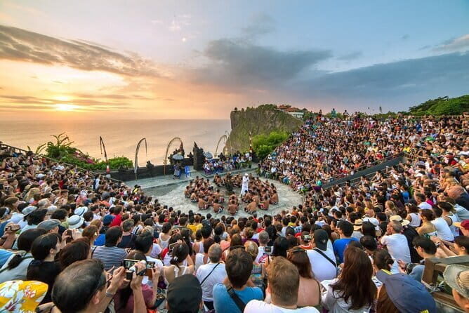 Uluwatu Kecak Tickets A Spectacular Show - The Kecak Dance: male choristers, chak rhythm, and Ramayana drama