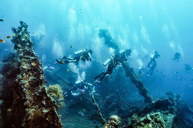 USS Liberty Shipwreck Scuba Diving at Tulamben Bali - Transfers and the timing reality (start at 8:00 am)
